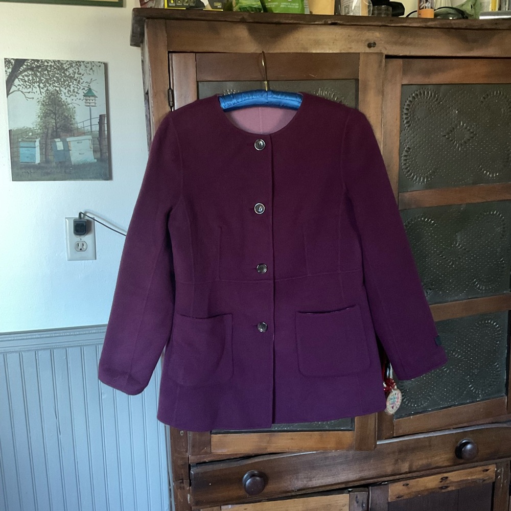 Talbots Reversible Wool Jacket 6P